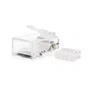Nanocable Conector RJ45 CAT.6 8 hilos, Pack de 100 unidades, Transparente